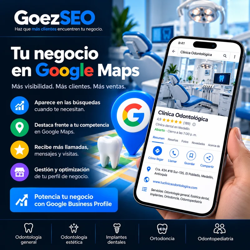 Presentación del servicio Que te encuentren en Google Maps de GoezSeo